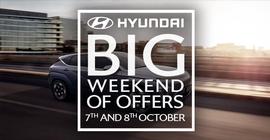 Hyundai Big Weekend of Offers 7th - 8th October 2