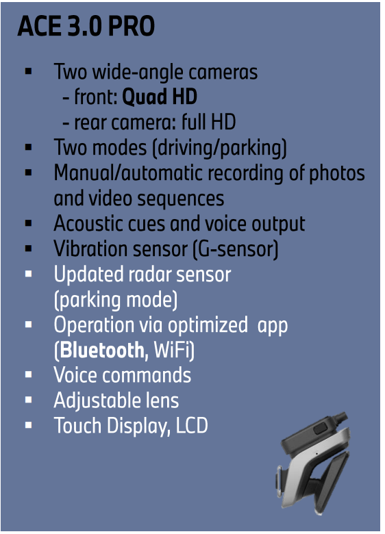 Advanced Car Eye 3.0 PRO. Safety in Full HD